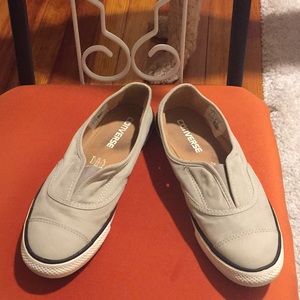 Slip on light grey/beige Converse